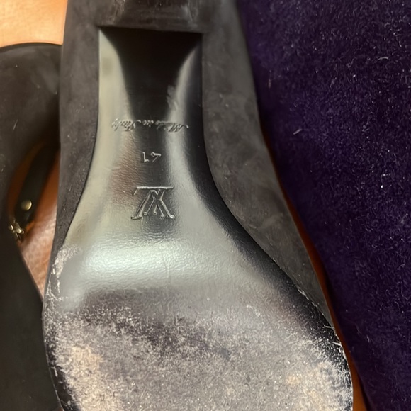 Rare Louis Vuitton Diabolik low boot 10 cm Booties sz 41. Black Suede.pre loved - Picture 10 of 14